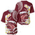 Blood Gold Polynesia Baseball Jersey Polynesian Frangipani With Sea Turtles