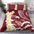 Blood Gold Polynesia Bedding Set Polynesian Frangipani With Sea Turtles