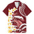 Blood Gold Polynesia Family Matching Short Sleeve Bodycon Dress and Hawaiian Shirt Polynesian Frangipani With Sea Turtles