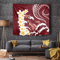 Blood Gold Polynesia Tapestry Polynesian Frangipani With Sea Turtles LT14 - Polynesian Pride
