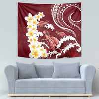 Blood Gold Polynesia Tapestry Polynesian Frangipani With Sea Turtles LT14 - Polynesian Pride