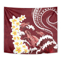 Blood Gold Polynesia Tapestry Polynesian Frangipani With Sea Turtles LT14 - Polynesian Pride