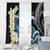 Black Polynesia Window Curtain Polynesian Frangipani With Sea Turtles