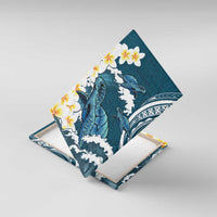 Dark Teal Polynesia Canvas Wall Art Polynesian Frangipani With Sea Turtles LT14 With Frame Dark Teal - Polynesian Pride