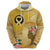 Polynesia Childhood Cancer Awareness Hoodie Be Bold Go Gold Polynesian Art