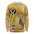 Polynesia Childhood Cancer Awareness Long Sleeve Shirt Be Bold Go Gold Polynesian Art