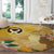 Polynesia Childhood Cancer Awareness Round Carpet Be Bold Go Gold Polynesian Art