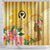 Polynesia Childhood Cancer Awareness Shower Curtain Be Bold Go Gold Polynesian Art