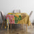 Polynesia Childhood Cancer Awareness Tablecloth Be Bold Go Gold Polynesian Art