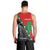 New Zealand And Lebanon Men Tank Top Silver Fern Maori With Cedar Tree Together LT14 - Polynesian Pride