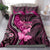 Think Pink Breast Cancer Awareness Bedding Set Butterfly Aboriginal Mix Polynesian Pattern