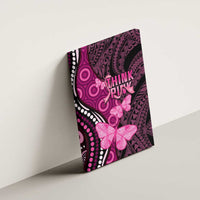 Think Pink Breast Cancer Awareness Canvas Wall Art Butterfly Aboriginal Mix Polynesian Pattern LT14 - Polynesian Pride