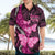 Think Pink Breast Cancer Awareness Hawaiian Shirt Butterfly Aboriginal Mix Polynesian Pattern