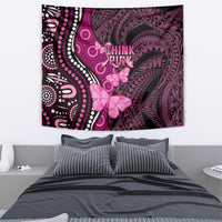 Think Pink Breast Cancer Awareness Tapestry Butterfly Aboriginal Mix Polynesian Pattern LT14 - Polynesian Pride