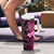 Think Pink Breast Cancer Awareness Tumbler With Handle Butterfly Aboriginal Mix Polynesian Pattern