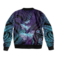 You Matter Suicide Prevention Awareness Bomber Jacket Butterfly Aboriginal Mix Polynesian Pattern LT14 - Polynesian Pride