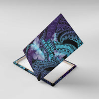 You Matter Suicide Prevention Awareness Canvas Wall Art Butterfly Aboriginal Mix Polynesian Pattern LT14 With Frame Purple - Polynesian Pride