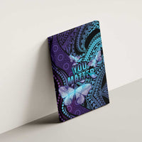 You Matter Suicide Prevention Awareness Canvas Wall Art Butterfly Aboriginal Mix Polynesian Pattern LT14 - Polynesian Pride
