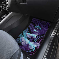 You Matter Suicide Prevention Awareness Car Mats Butterfly Aboriginal Mix Polynesian Pattern LT14 - Polynesian Pride