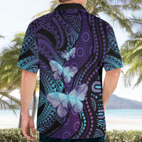 You Matter Suicide Prevention Awareness Hawaiian Shirt Butterfly Aboriginal Mix Polynesian Pattern LT14 - Polynesian Pride
