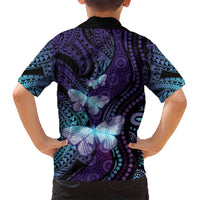 You Matter Suicide Prevention Awareness Hawaiian Shirt Butterfly Aboriginal Mix Polynesian Pattern LT14 - Polynesian Pride