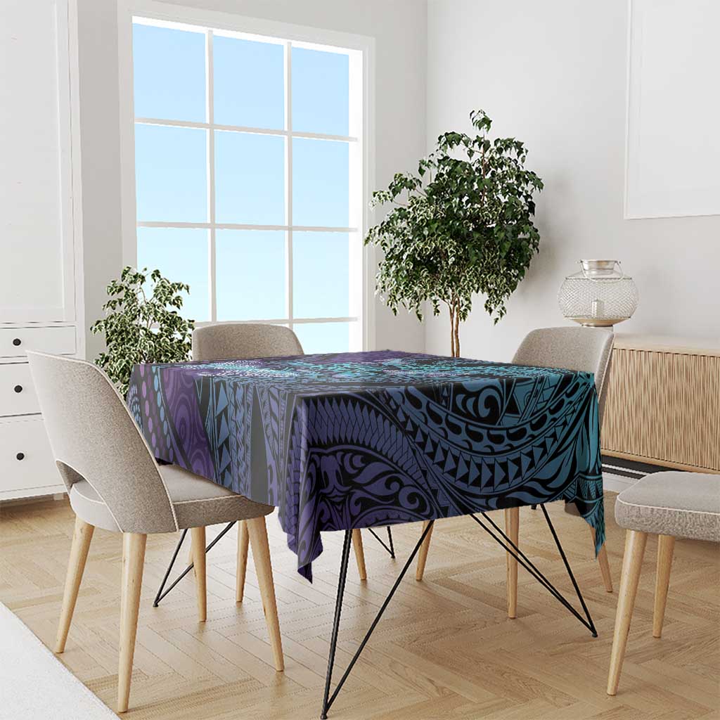 You Matter Suicide Prevention Awareness Tablecloth Butterfly Aboriginal Mix Polynesian Pattern LT14 - Polynesian Pride