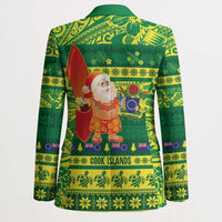 Cook Islands Christmas Blazer Surfing Santa Mere Kiritimiti LT14 - Polynesian Pride