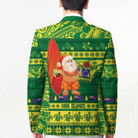 Cook Islands Christmas Blazer Surfing Santa Mere Kiritimiti LT14 - Polynesian Pride