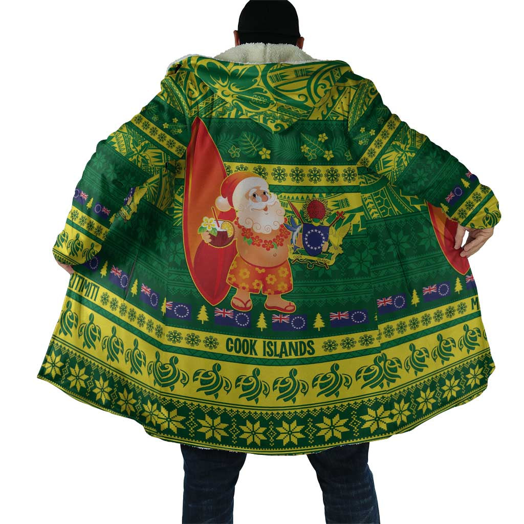 Cook Islands Christmas Cloak Surfing Santa Mere Kiritimiti LT14 - Polynesian Pride