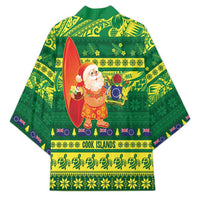 Cook Islands Christmas Kimono Surfing Santa Mere Kiritimiti LT14 - Polynesian Pride