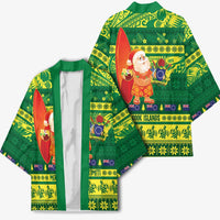 Cook Islands Christmas Kimono Surfing Santa Mere Kiritimiti LT14 - Polynesian Pride
