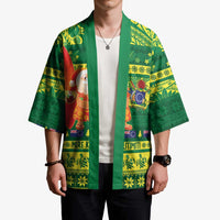 Cook Islands Christmas Kimono Surfing Santa Mere Kiritimiti LT14 - Polynesian Pride