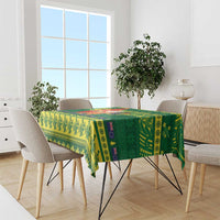 Cook Islands Christmas Tablecloth Surfing Santa Mere Kiritimiti LT14 - Polynesian Pride