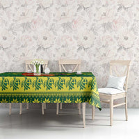 Cook Islands Christmas Tablecloth Surfing Santa Mere Kiritimiti LT14 - Polynesian Pride