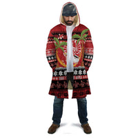French Polynesia Christmas Cloak Tiare Chilling Santa Oaoa I teie Noera LT14 - Polynesian Pride