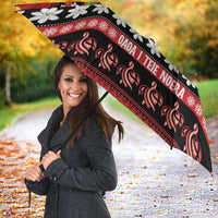 French Polynesia Christmas Umbrella Tiare Chilling Santa Oaoa I teie Noera LT14 - Polynesian Pride