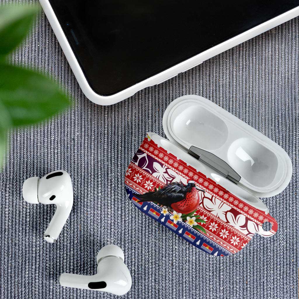Kiribati Christmas AirPods Case Frigatebird Santa Tekeraoi n te Kiritimati LT14 - Polynesian Pride