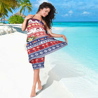 Kiribati Christmas Sarong Frigatebird Santa Tekeraoi n te Kiritimati LT14 - Polynesian Pride
