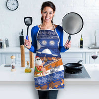 Marshall Islands Christmas Apron Beachy Santa Monono ilo raaneoan Nejin LT14 - Polynesian Pride