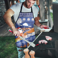 Marshall Islands Christmas Apron Beachy Santa Monono ilo raaneoan Nejin LT14 - Polynesian Pride