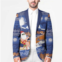 Marshall Islands Christmas Blazer Beachy Santa Monono ilo raaneoan Nejin LT14 - Polynesian Pride