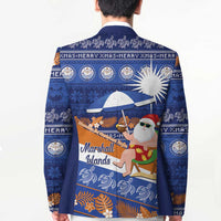 Marshall Islands Christmas Blazer Beachy Santa Monono ilo raaneoan Nejin LT14 - Polynesian Pride