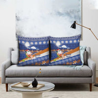Marshall Islands Christmas Pillow Cover Beachy Santa Monono ilo raaneoan Nejin LT14 - Polynesian Pride