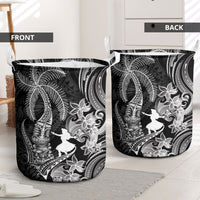 Hawaii Tribal Tiki Drum Hula Girl Laundry Basket LT14 - Polynesian Pride