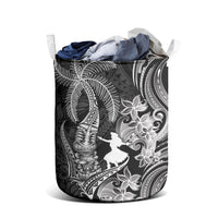 Hawaii Tribal Tiki Drum Hula Girl Laundry Basket LT14 - Polynesian Pride