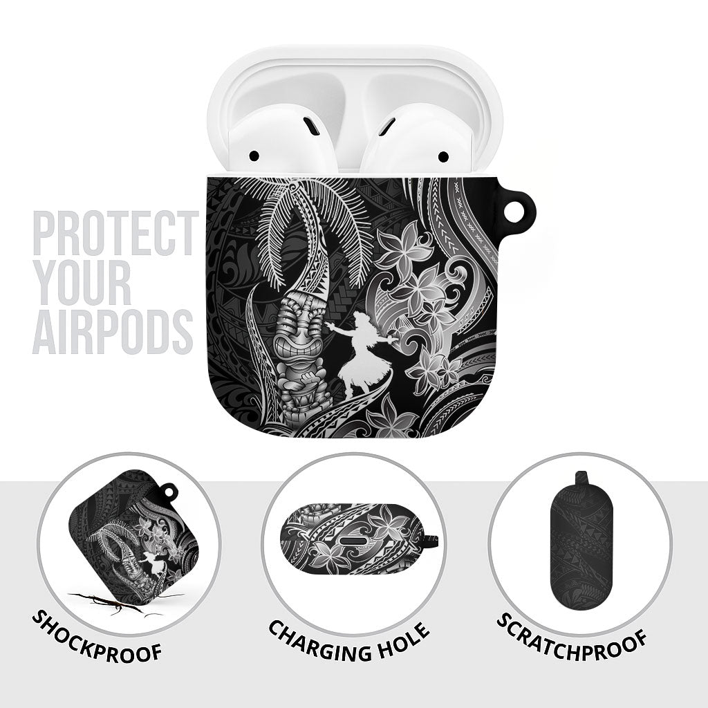 Hawaii Tribal Tiki Drum Hula Girl AirPods Case LT14 - Polynesian Pride