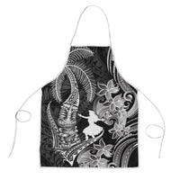 Hawaii Tribal Tiki Drum Hula Girl Apron