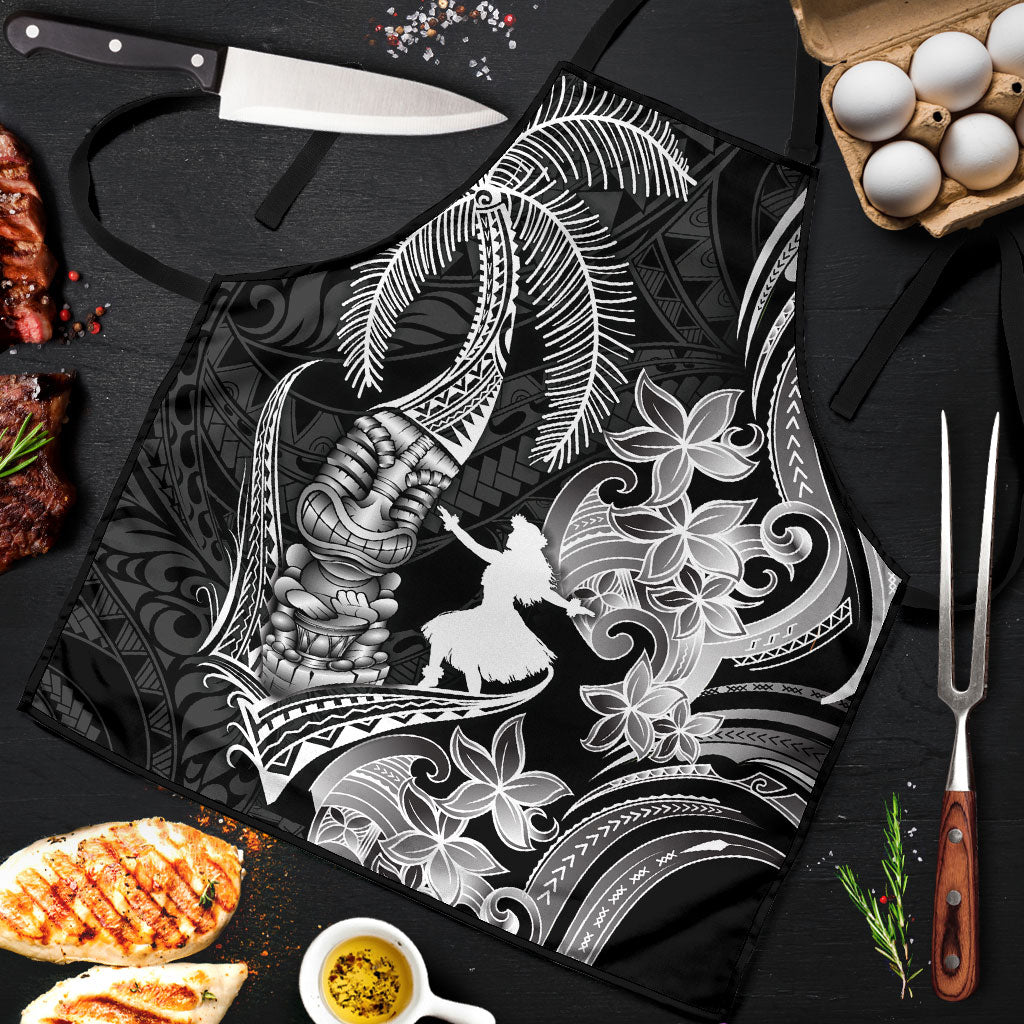 Hawaii Tribal Tiki Drum Hula Girl Apron