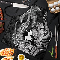 Hawaii Tribal Tiki Drum Hula Girl Apron