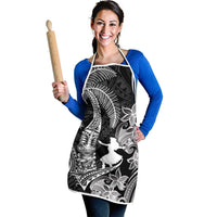 Hawaii Tribal Tiki Drum Hula Girl Apron